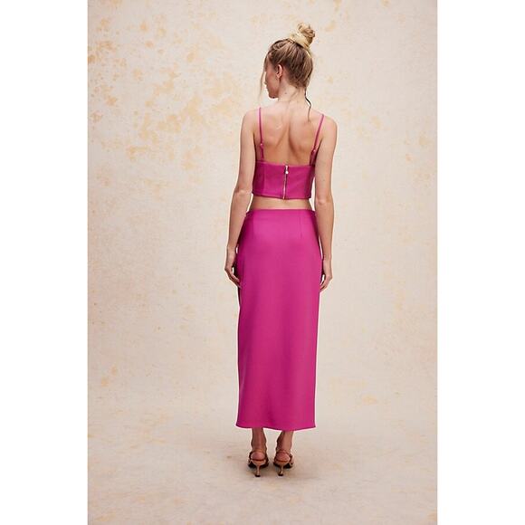 New FREE PEOPLE Elliatt Prisca Set $395 MEDIUM Pink SPECIAL OCCASION - Picture 5 of 7
